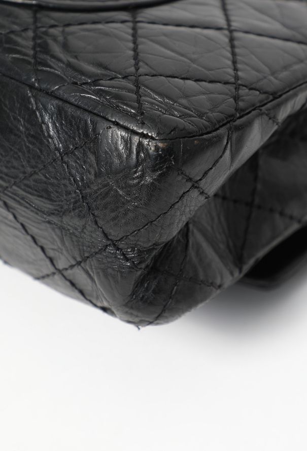 Chanel Black 2.55 Medium Flap Bag - 12