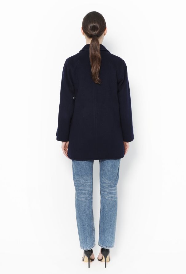 Saint Laurent Late '60s Classic Wool Peacoat - 4