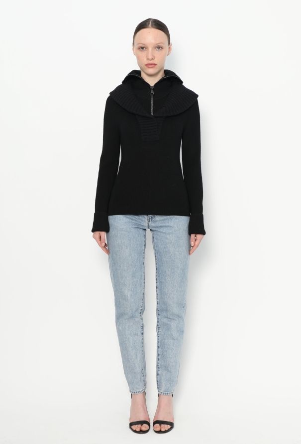 Balenciaga 2002 Double Collar Sweater - 6