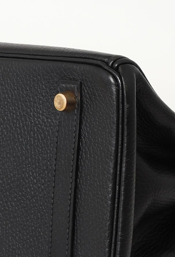 Hermès Exceptional '90 Black Ardennes Birkin 30 - 8