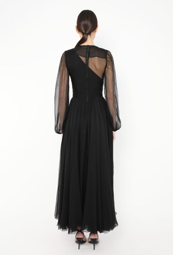 Nina Ricci 1950s Couture Embroidered Gown - 5