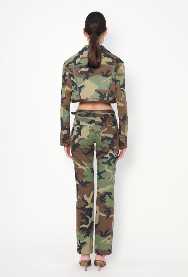 Christian Dior ICONIC 2001 Belted Camouflage Ensemble - 6