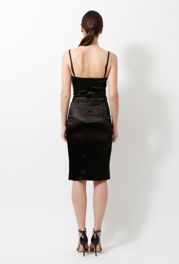 Dolce & Gabbana Classic Bustier Satin Dress - 5