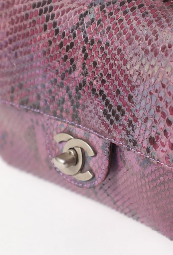 Chanel Python Mini Square Timeless Bag - 17