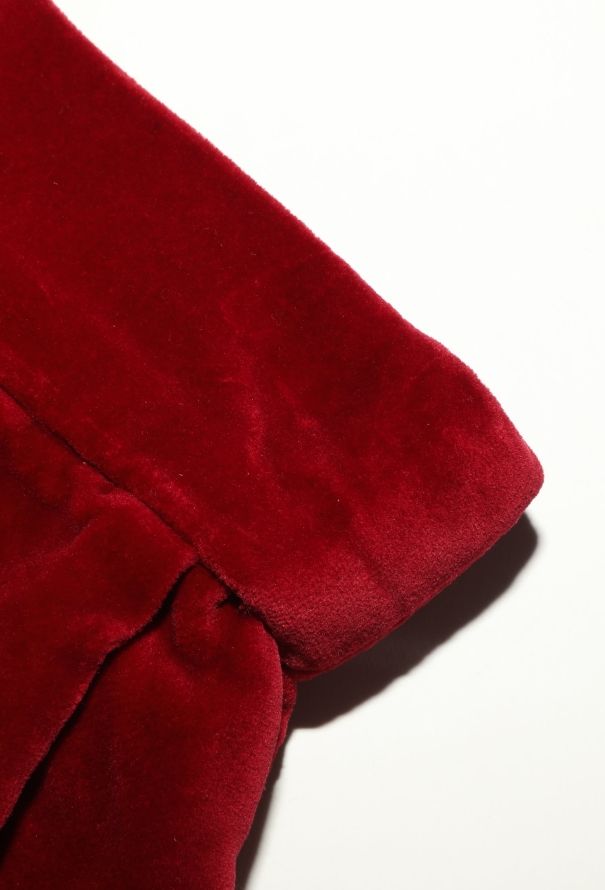 Saint Laurent F/W 1991 Pleated Velvet Culottes - 12