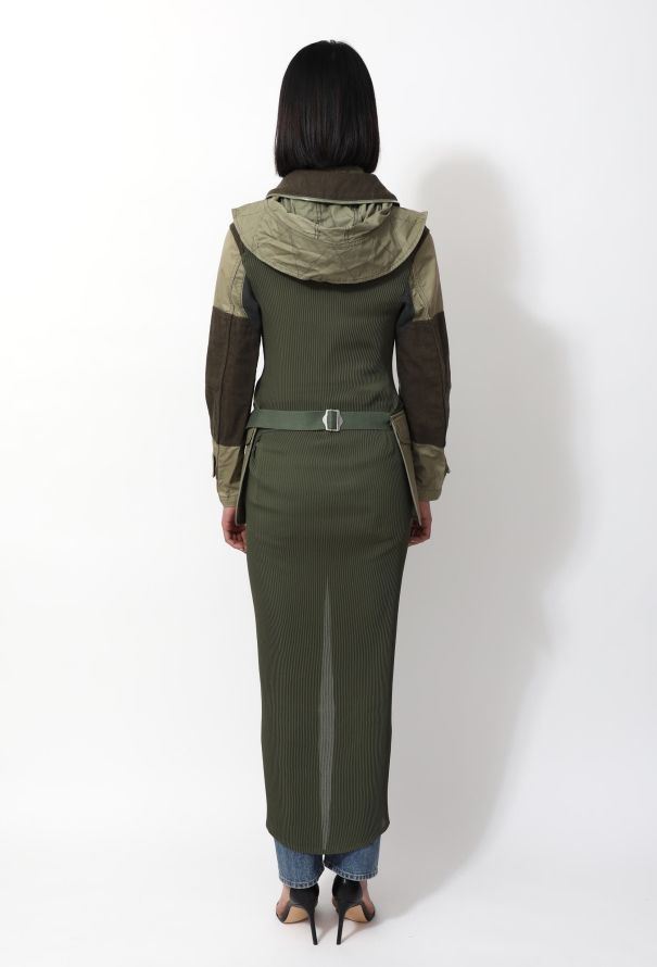 Junya Watanabe Khaki Deconstructed Trench Coat - 5