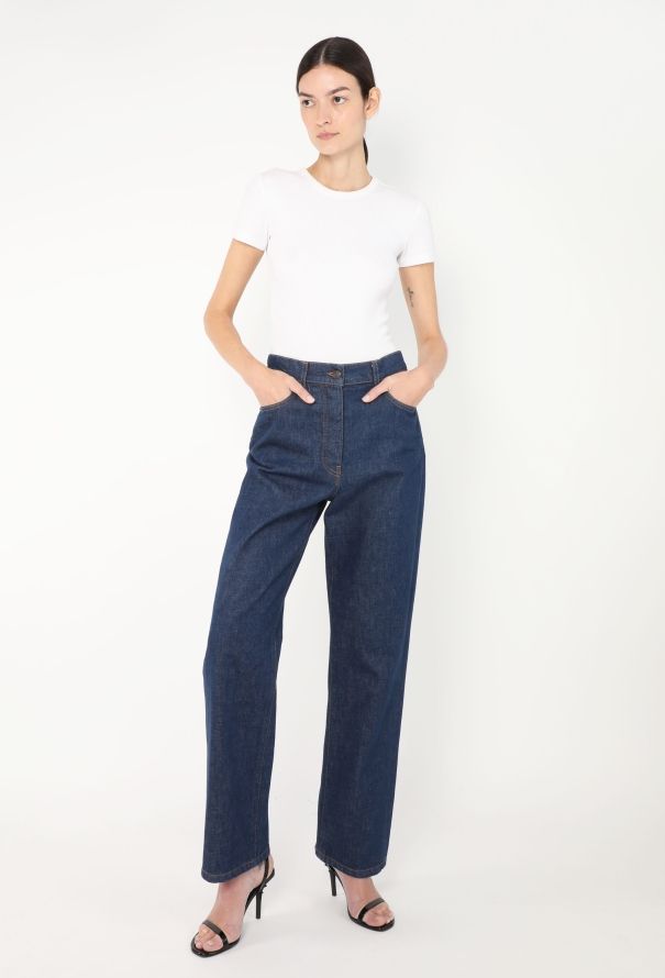 The Row 2023 Straight-Leg Borjis Jeans - 1