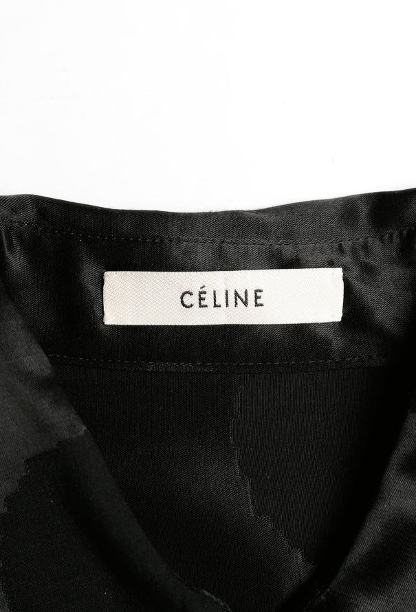 Céline 2013 Polka Dot Pleated Blouse - 5