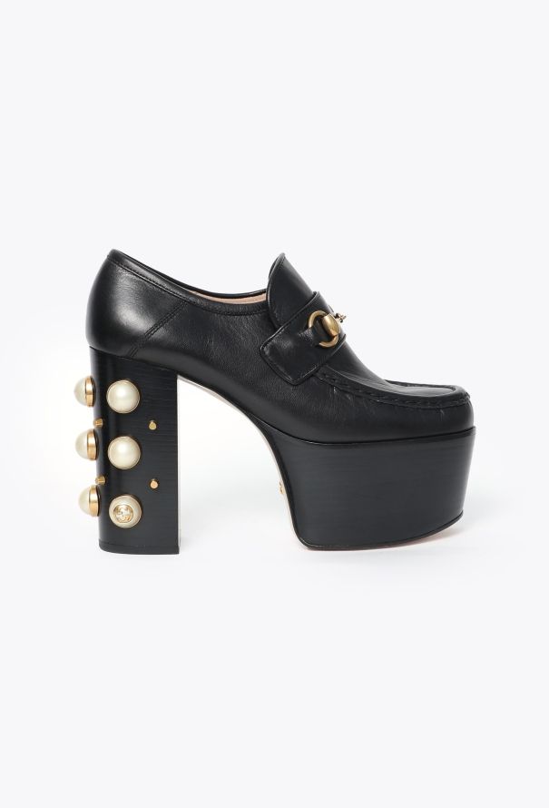 Gucci 2018 Vegas Pearl Platform Loafers - 1