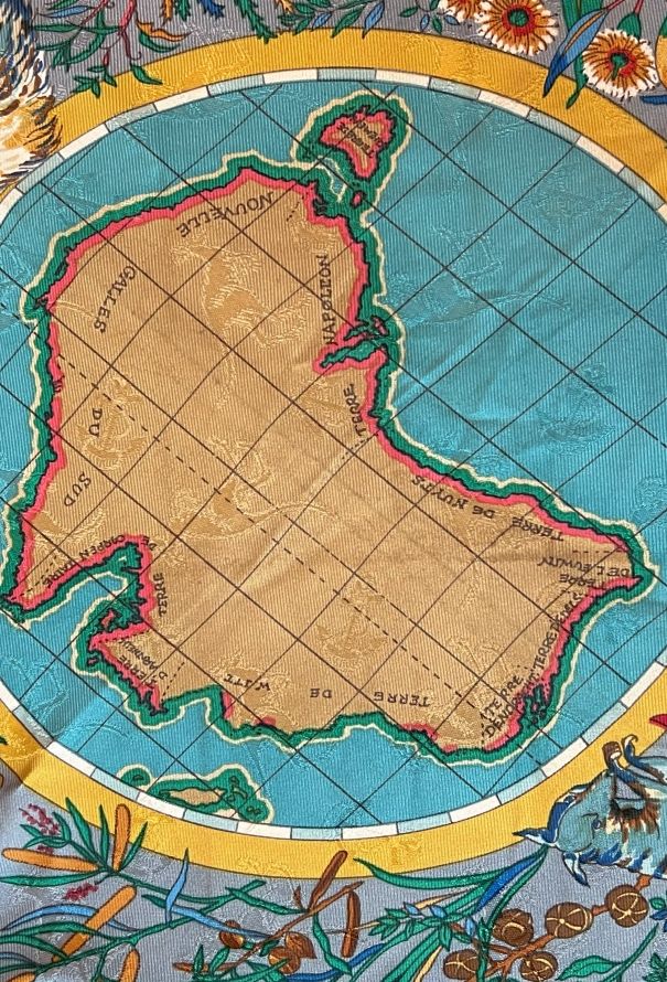 Hermès 1992 'Le Geographe' 90cm Silk Carré - 5