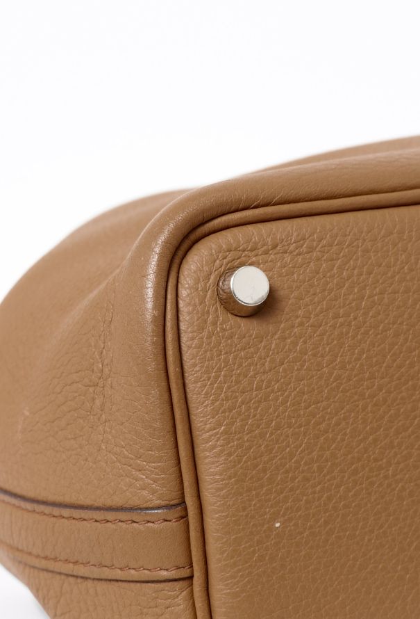 Hermès Tabac Camel Clémence Picotin 18 - 8