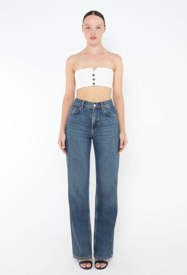 Chanel 1994 Silk Piqué Bandeau - 2