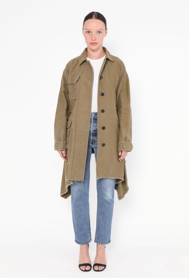 Valentino S/S 2017 Asymmetrical Cargo Jacket - 3