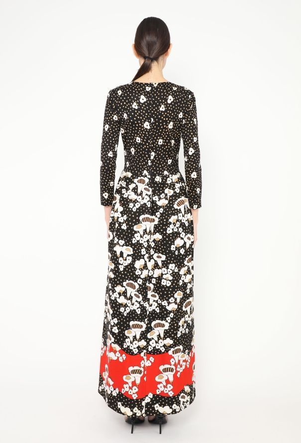 Lanvin RARE 1972 Printed Maxi Dress - 4