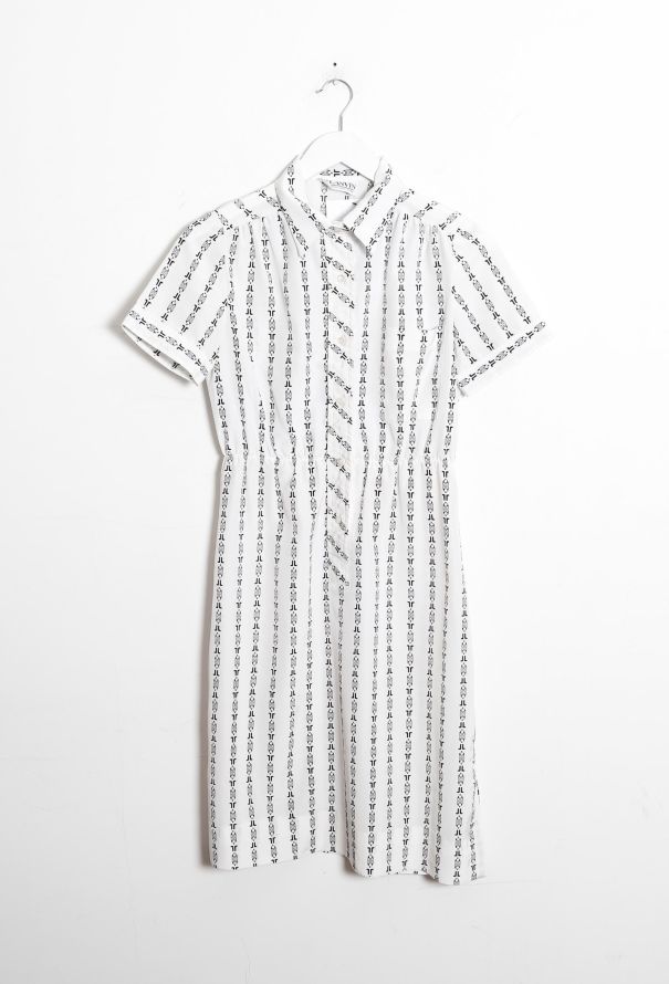 Lanvin Vintage Chainlink Printed Dress - 8