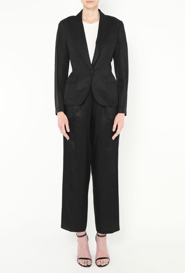 Alaïa Vintage Cinched Twill Suit - 4