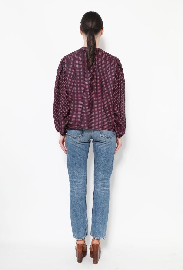 Saint Laurent 70s Floral Print Blouse - 3