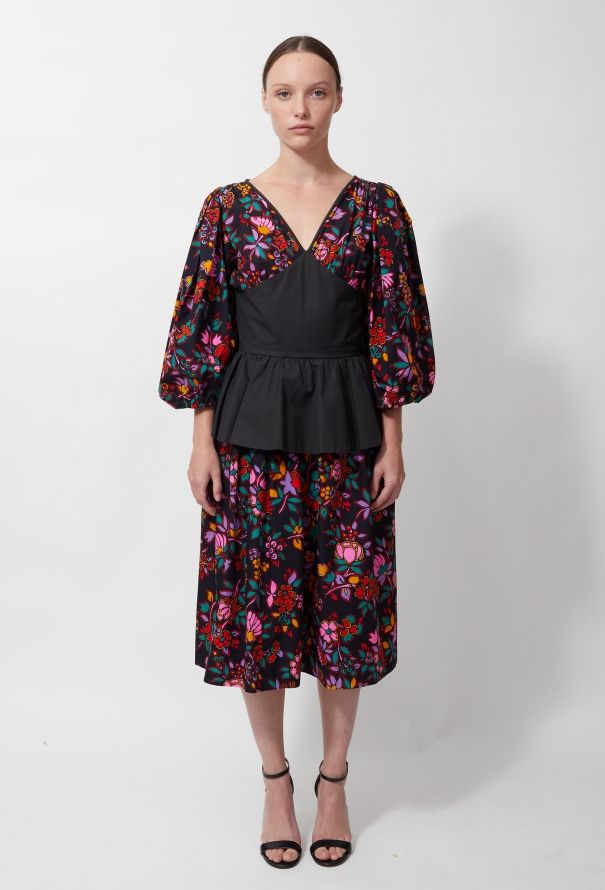 Saint Laurent S/S 1983 Floral Printed Dress - 3