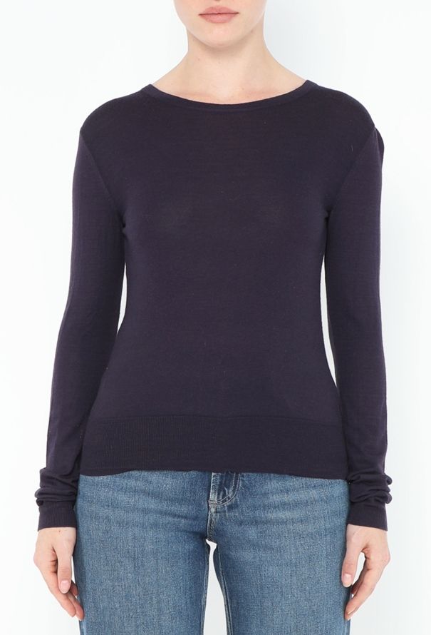 Chanel Cashmere 'CC' Button Sweater - 1