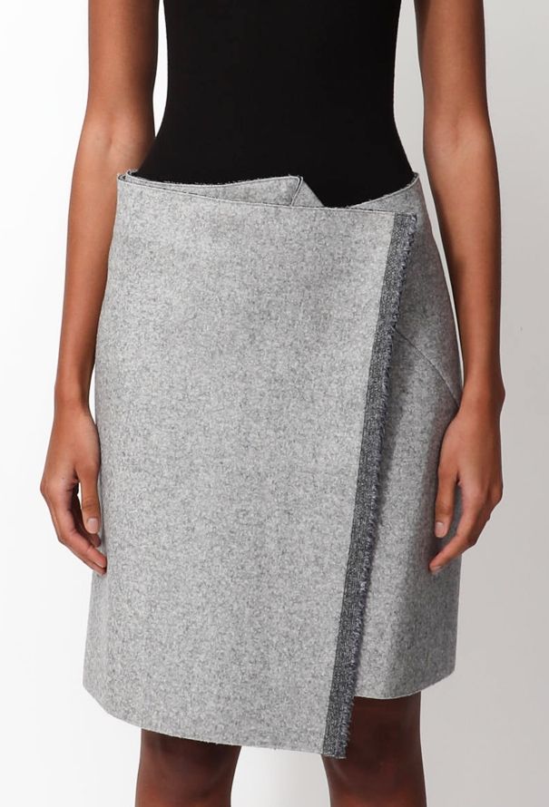 Céline Felt Wrap Skirt - 2