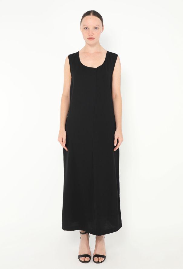 Comme des Garçons '90s Belted Twill Maxi Dress - 1