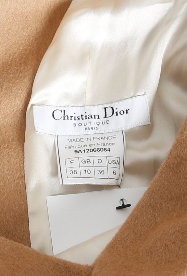 Dior 2009 Button Down Camel Dress - 5