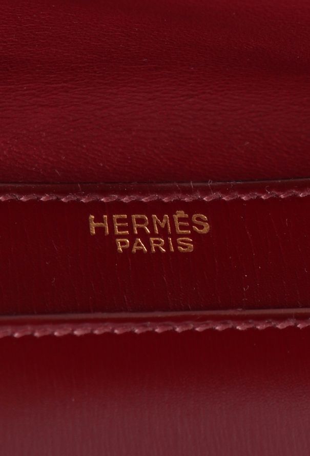 Hermès '70s Rouge H Box Escale Top Handle Bag - 11