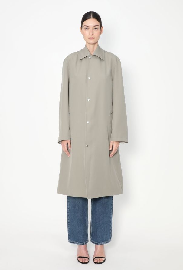 Jil Sander Wardrobe 2024 Gabardine Duster Coat - 2
