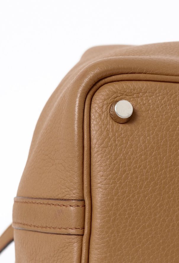 Hermès Tabac Camel Clémence Picotin 18 - 7