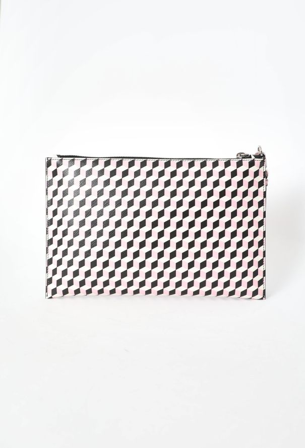 Prada Printed Saffiano Clutch - 3