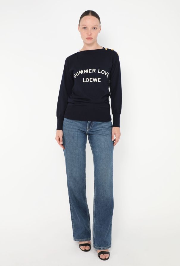 Loewe 2018 Summer Love Monogram Sweater - 2