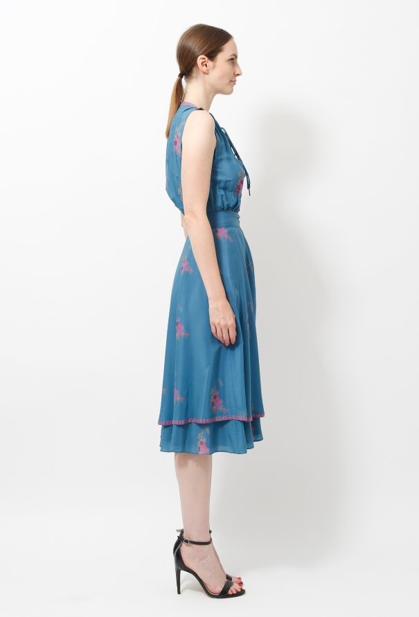 Ted Lapidus '70s Floral Print Day Dress - 4