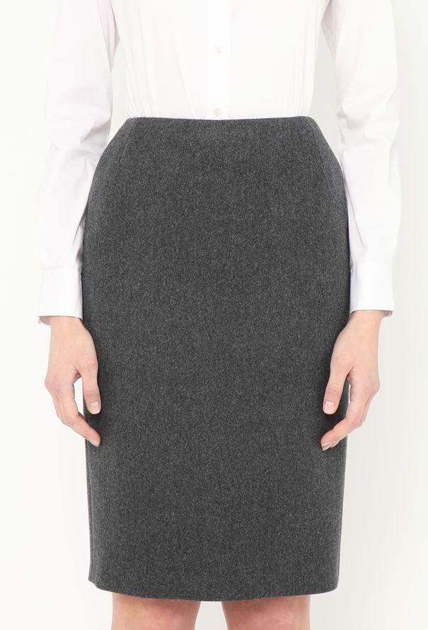 Miu Miu F/W 2024 Felted Emblem Skirt - 4