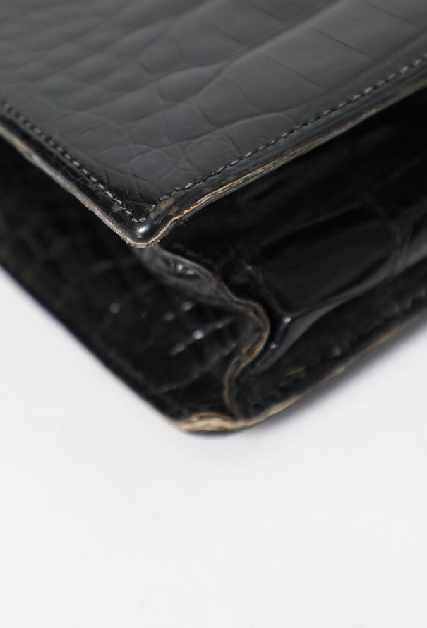 Crocodile Shoulder Bag - 8