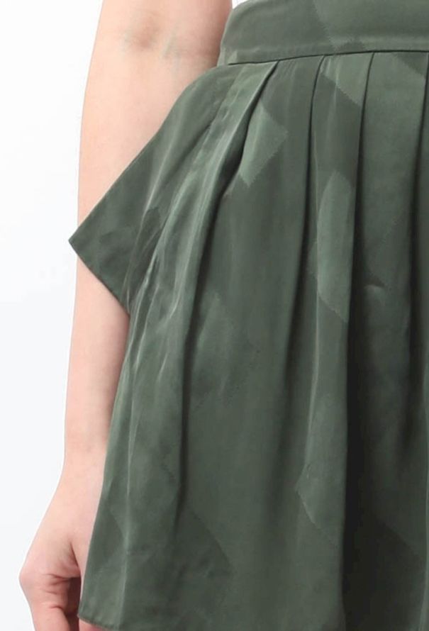 Balenciaga Silk Pleated Skirt - 5