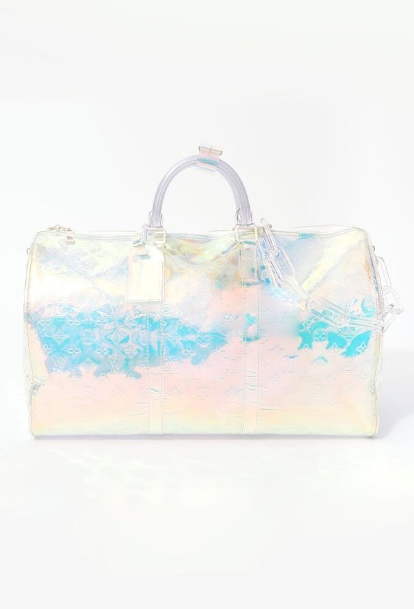 Louis Vuitton Iconic S/S 2019 Iridescent PVC Keepall 50 - 1