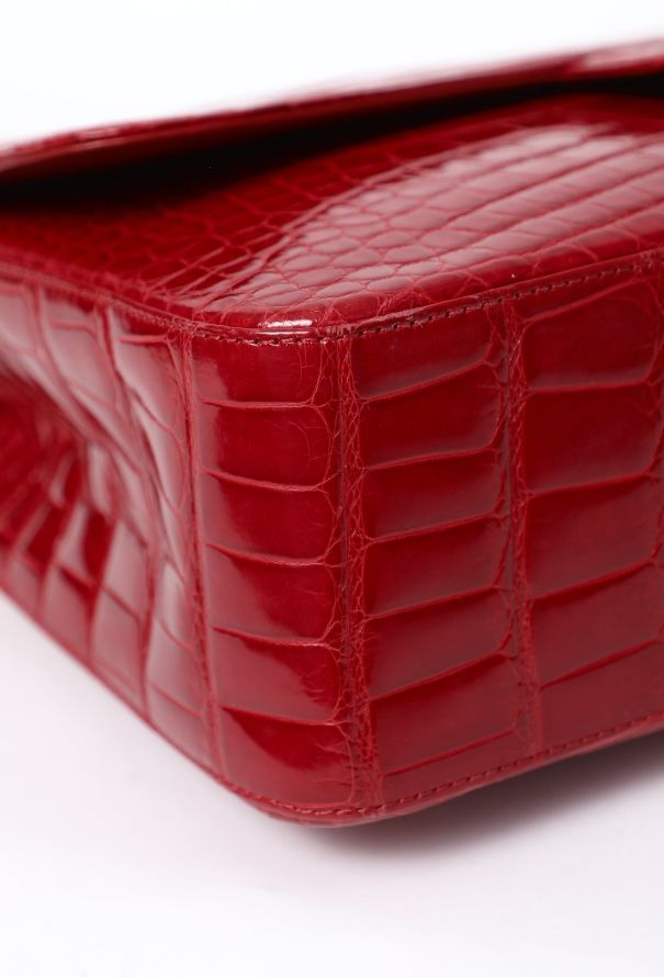 Chanel Jumbo Timeless Bag in Red Alligator – Bespoke Order - 8