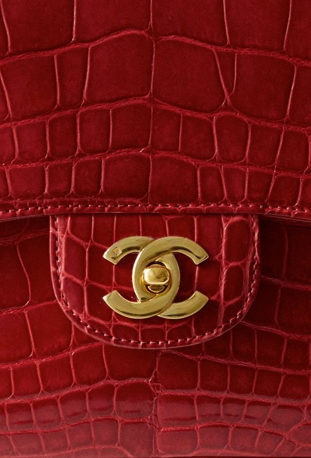 Chanel Jumbo Timeless Bag in Red Alligator – Bespoke Order - 2