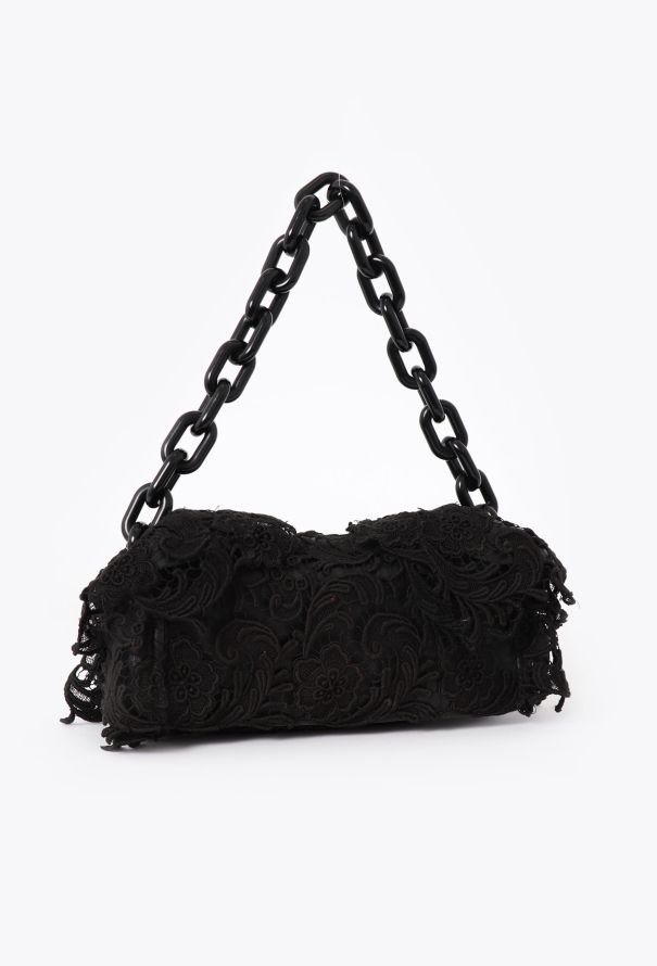 Prada F/W 2008 Guipure Lace Shoulder Bag - 3