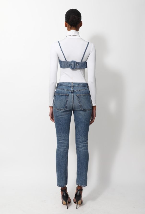 Marques Almeida S/S 2016 Denim Bralette - 3