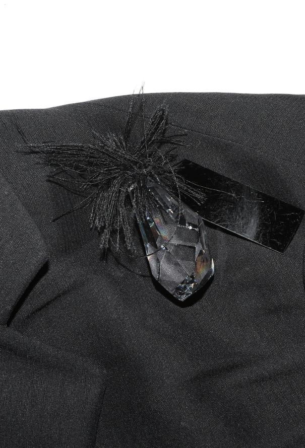 Céline RARE F/W 2014 Appliqué Silk Blazer - 7