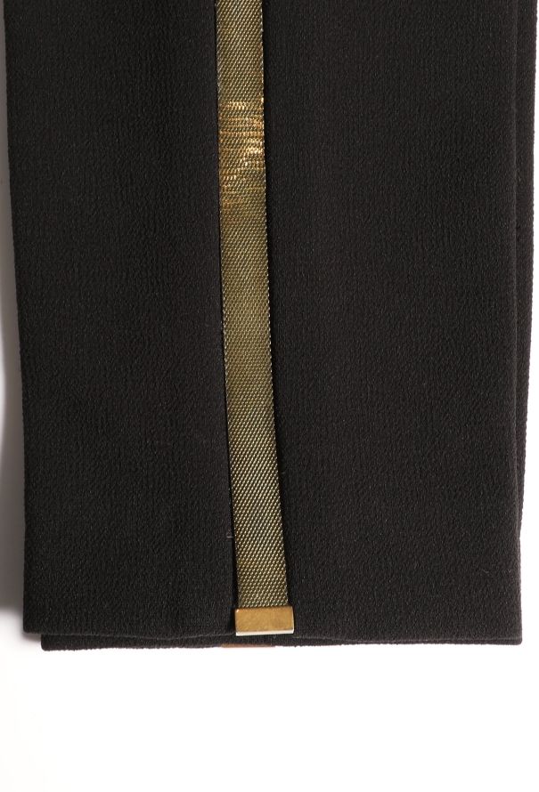 Céline Metallic Side-Stripe Trousers - 7
