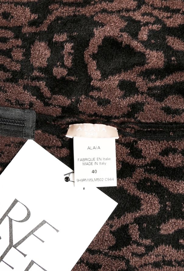 Alaïa Intarsia Chenille Dress - 4