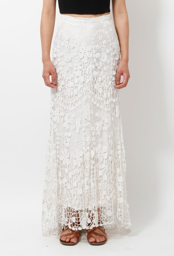 Antique Lace Crochet Skirt - 2