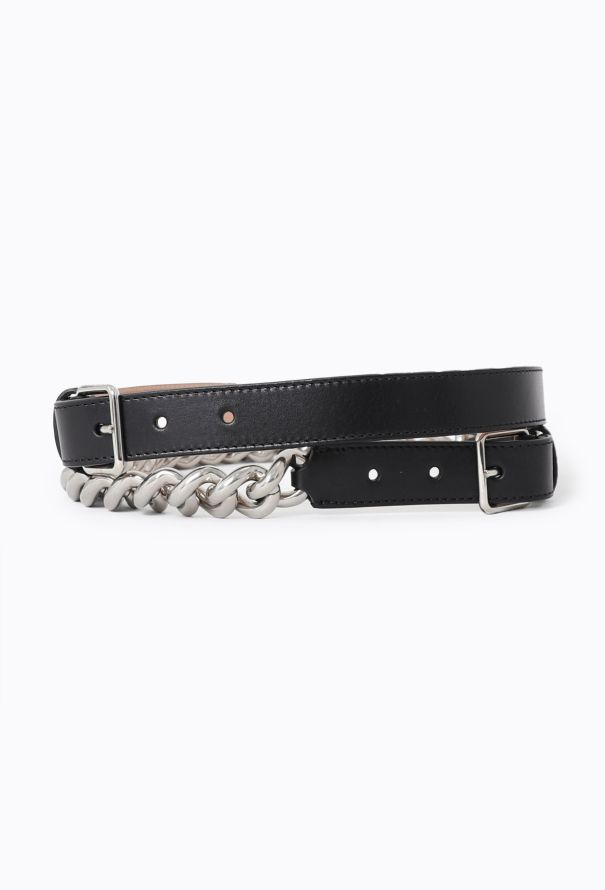 Alexander McQueen Pre-Fall 2022 Layered Chainlink Belt - 1
