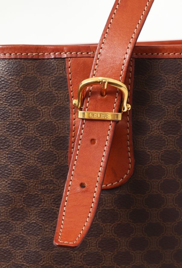 Céline 1995 Triomphe Macadam Monogram Tote - 11