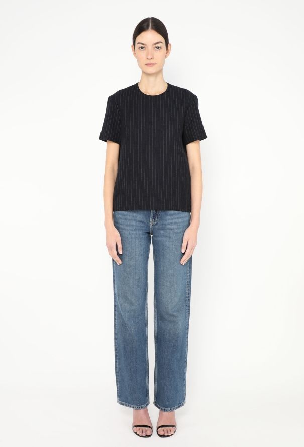 Céline Pre-Fall 2012 Pinstripe Top - 3