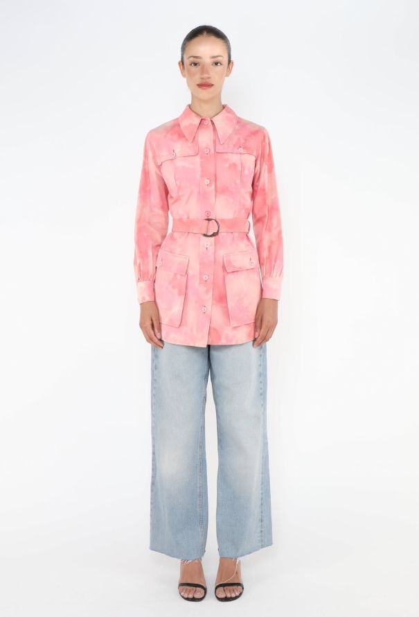 Saint Laurent HIGHLY COLLECTOR 1969 Tie-Dye Safari Jacket - 2