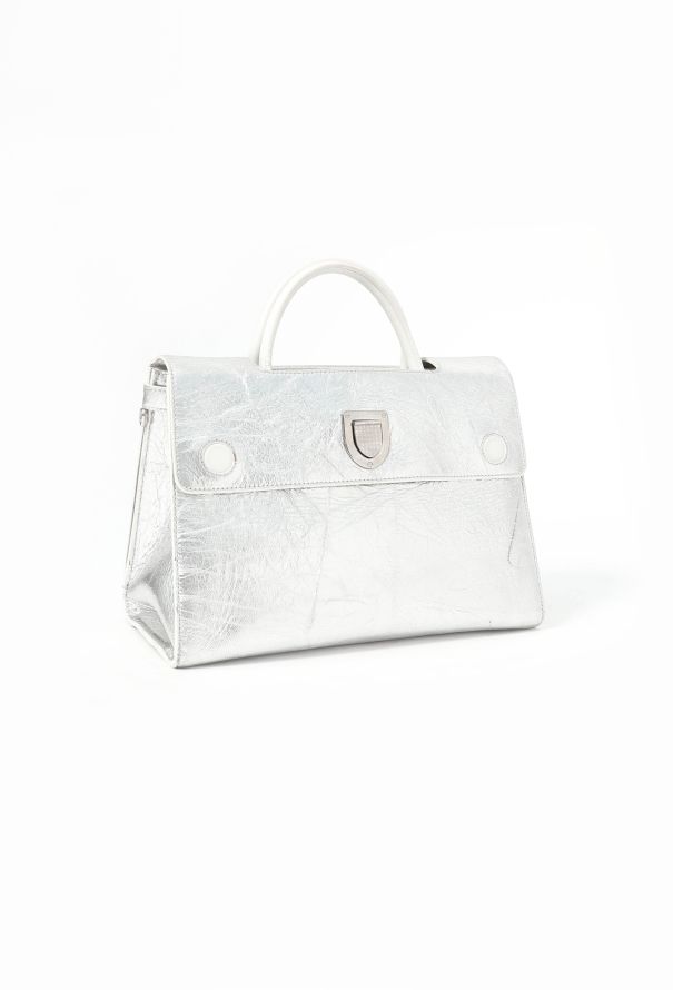 Dior S/S 2016 Silver Diorever Bag - 4
