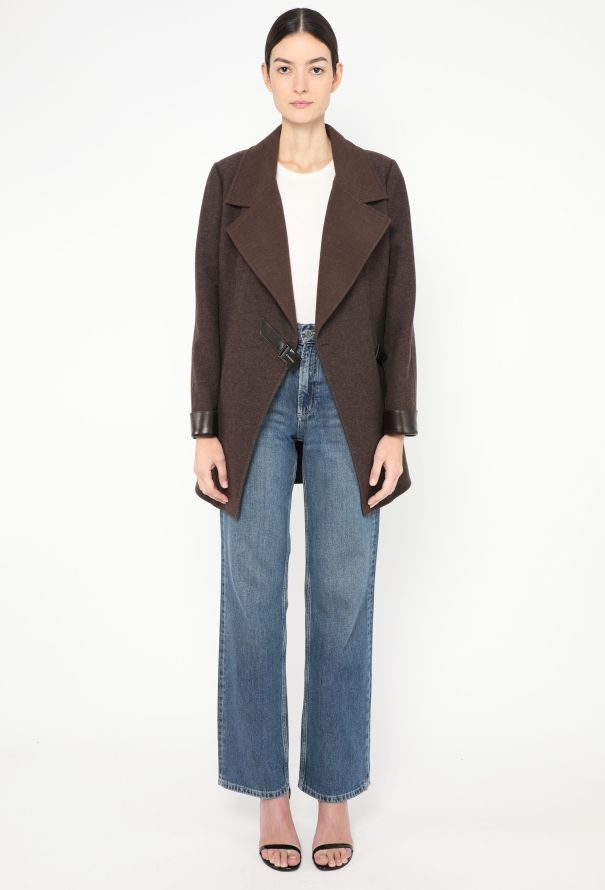 Chanel 2000 Buckled Wool Coat - 3